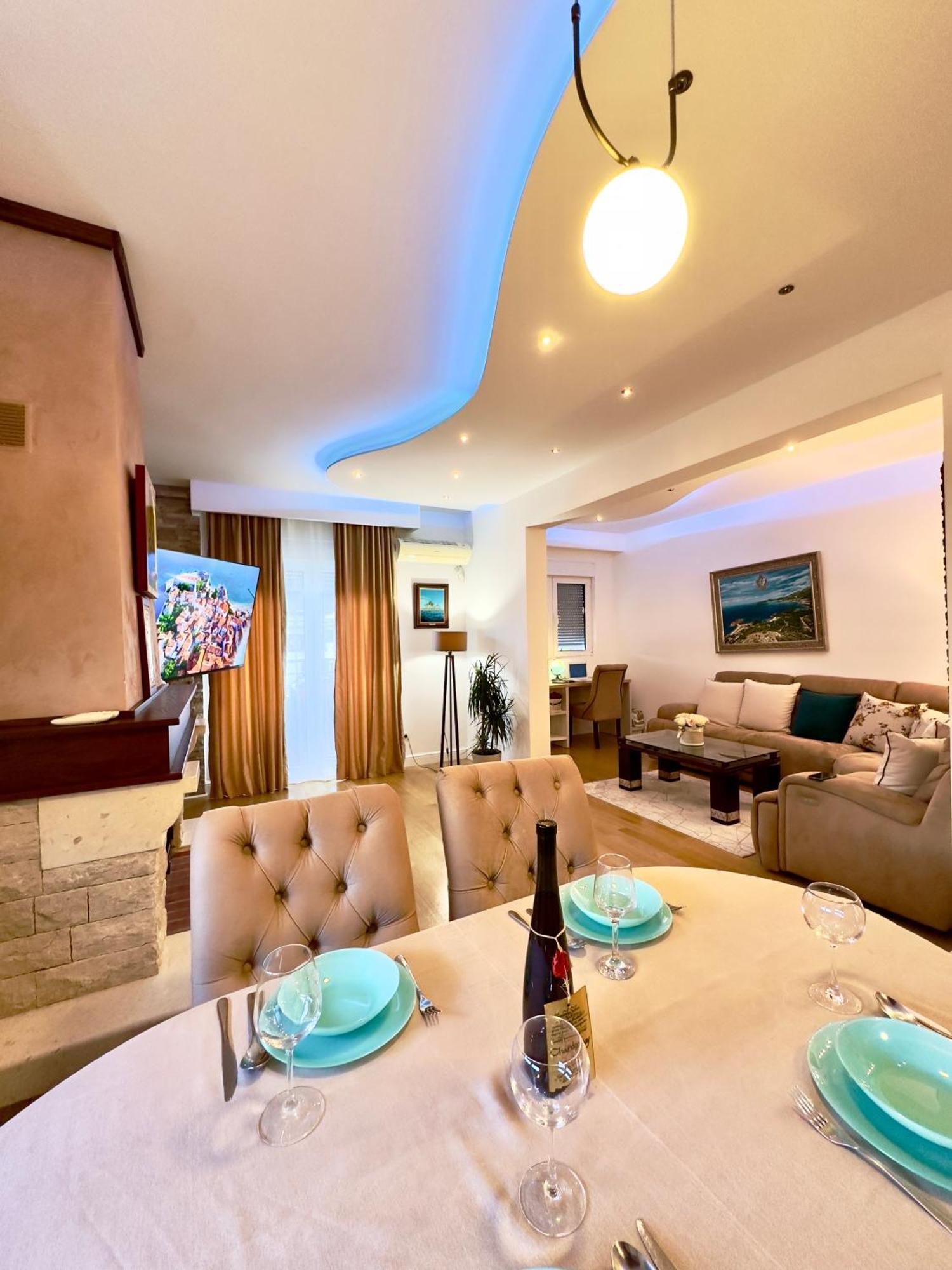 Lux Superior Apartment 120M2 In Heart Of 부드바 외부 사진